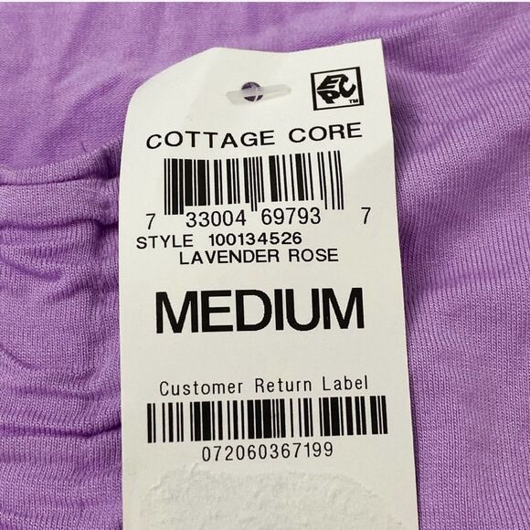 INC International Concepts Women's Lavender Ruched Blouse - Picture 4 of 13